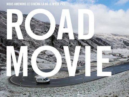 Roadmovie : cinéma itinérant en Suisse romande