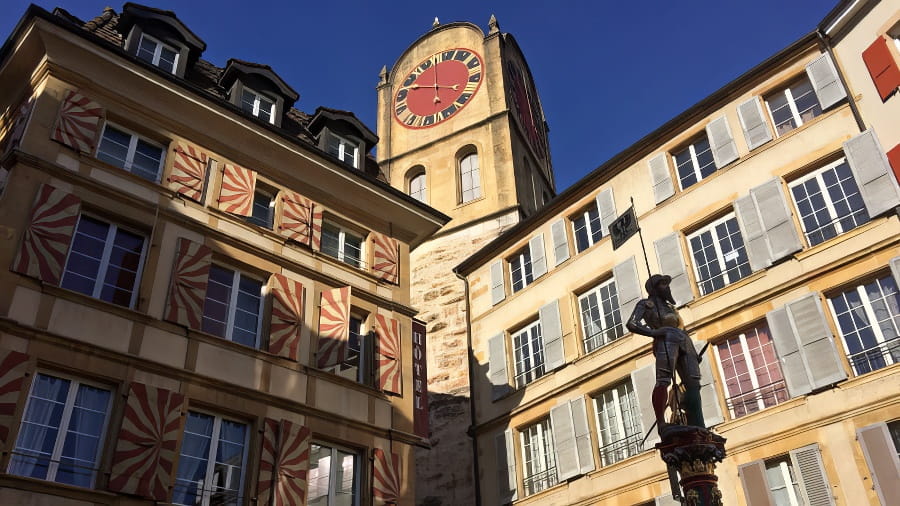 Café et hôtel de l'Aubier à Neuchâtel