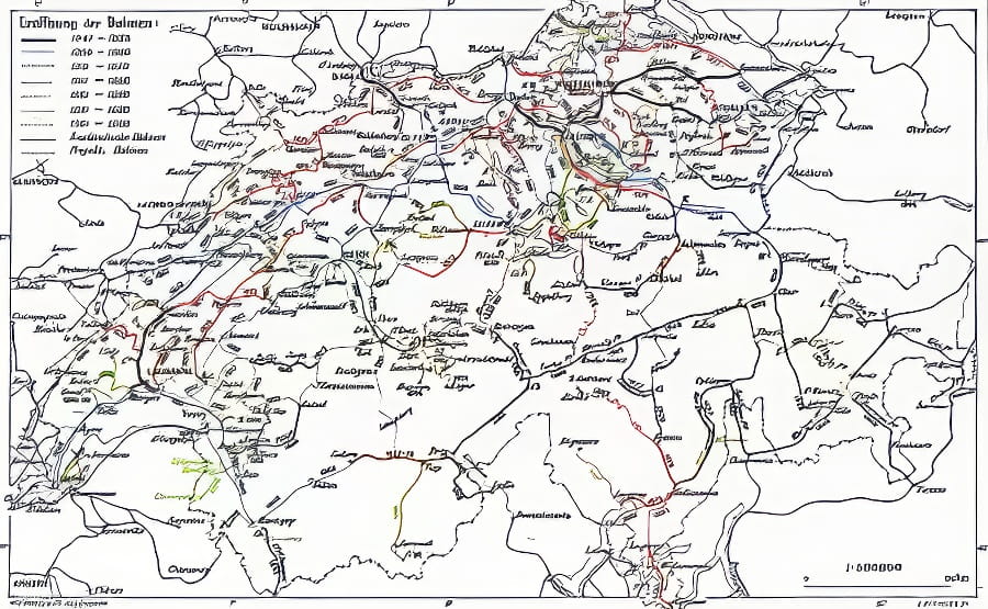 Carte du réseau ferroviaire suisse