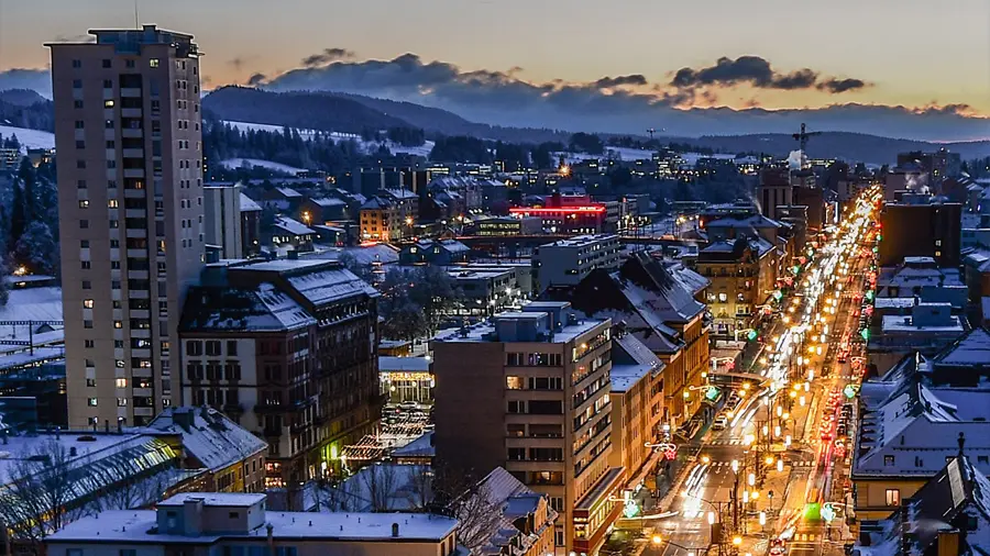 La Chaux-de-Fonds en Suisse romande