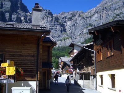Loèche-les-Bains en Valais suisse
