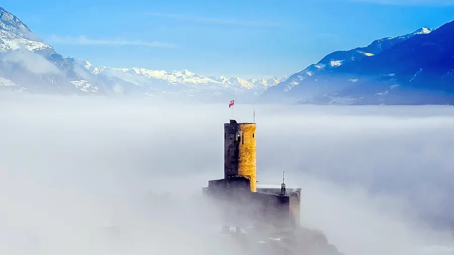 Château de la Bâtiaz à Martigny (Suisse)