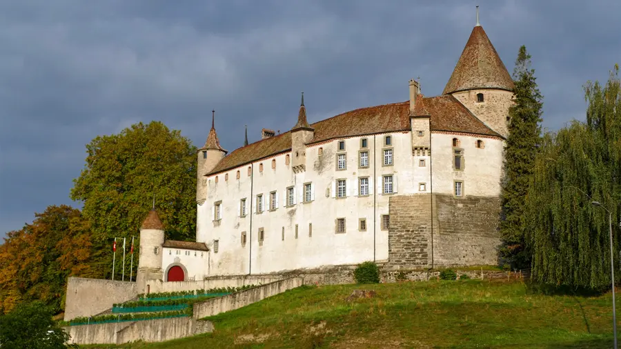Le Château d'Oron en Suisse