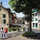 Chêne-Bougeries en Suisse (Genève), sur la rive gauche du Léman